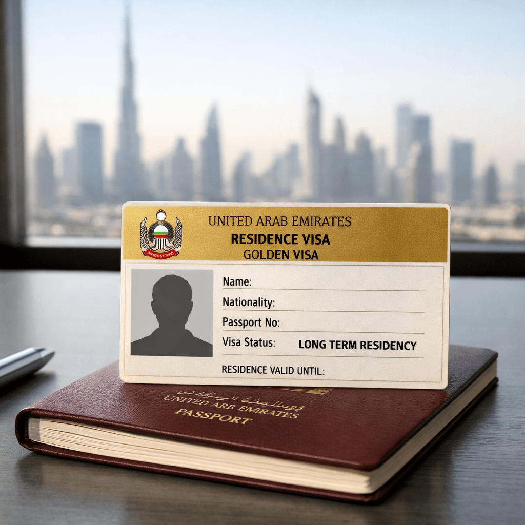 UAE Golden Visa long term residency permit for foreign investors